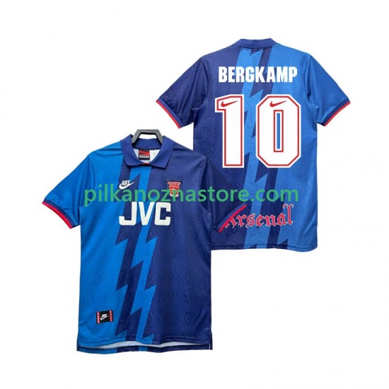 Arsenal BERGKAMP 10 1995 1996 Retro Koszulka Męska Wyjazdowy Krótkie Rękawy