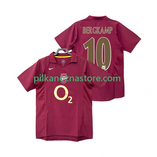 Arsenal BERGKAMP 10 2005 Retro Koszulka Męska Domowy 2006 Krótkie Rękawy