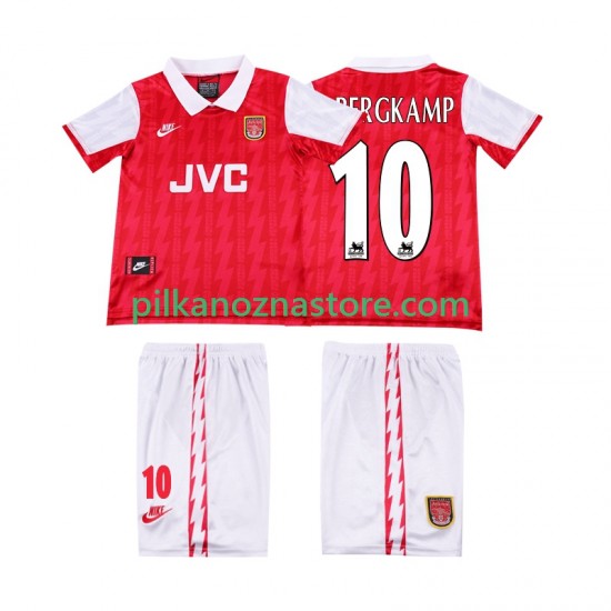 Arsenal dla Dzieci BERGKAMP 10 1996 Retro Koszulka Domowy 1994 Krótkie Rękawy