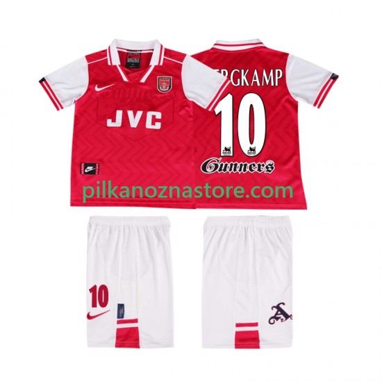 Arsenal dla Dzieci BERGKAMP 10 1996 1997 Retro Koszulka Domowy Krótkie Rękawy