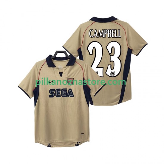 Arsenal CAMPBELL 23 2001 Retro Koszulka Męska Wyjazdowy 2002 Krótkie Rękawy