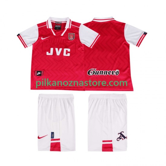 Arsenal dla Dzieci 1996 1997 Retro Koszulka Domowy Krótkie Rękawy