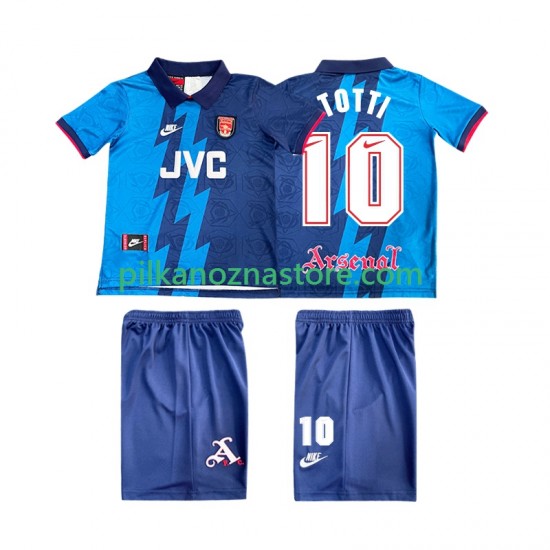 Arsenal dla Dzieci TOTTI 10 1995 1996 Retro Koszulka Wyjazdowy Krótkie Rękawy