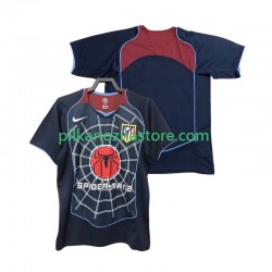 Atlético Madryt 2005 Retro Koszulka Męska Wyjazdowy 2004 Krótkie Rękawy