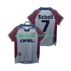 Bayern Monachium Scholl 7 Retro Koszulka Męska Trzeci 1998 1999 Krótkie Rękawy