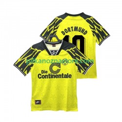 Borussia Dortmund Moller 10 1995 Retro Koszulka Męska Domowy 1994 Krótkie Rękawy