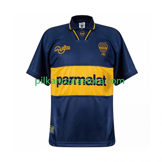 CA Boca Juniors Retro Koszulka Męska Domowy 1994 Krótkie Rękawy