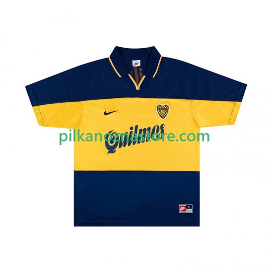 CA Boca Juniors 2000 Retro Koszulka Męska Domowy 1999 Krótkie Rękawy