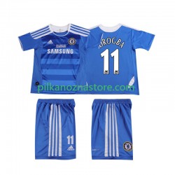 Chelsea dla Dzieci DROGBA 11 2012 Retro Koszulka Domowy 2011 Krótkie Rękawy