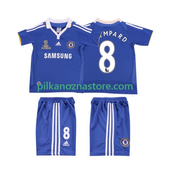 Chelsea dla Dzieci LAMPARD 8 2007 Retro Koszulka Domowy 2008 Krótkie Rękawy