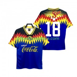 Club América 18 1995 Retro Koszulka Męska Wyjazdowy Krótkie Rękawy