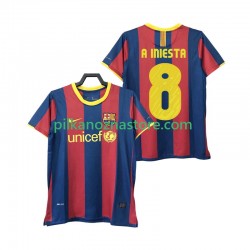 FC Barcelona A INIESTA 8 Retro Koszulka Męska Domowy 2011 2010 Krótkie Rękawy