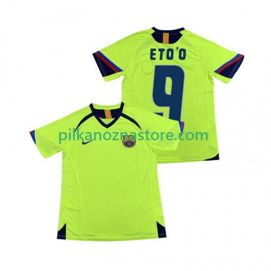 FC Barcelona ETOO 9 2005 Retro Koszulka Męska Wyjazdowy 2006 Krótkie Rękawy
