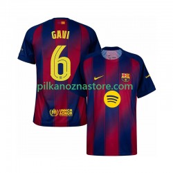 FC Barcelona Gavi 6 Champions League Koszulka Męska Domowy 2025-2026 Krótkie Rękawy