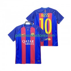 FC Barcelona Lionel Messi 10 2016 2017 Retro Koszulka Męska Domowy Krótkie Rękawy