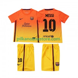 FC Barcelona dla Dzieci Lionel Messi 10 2012 2013 Retro Koszulka Wyjazdowy Krótkie Rękawy