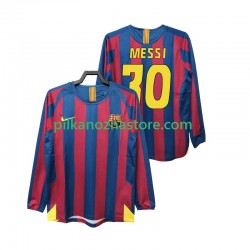 FC Barcelona Lionel Messi 30 2005 Retro Koszulka Męska Domowy 2006 Długie Rękawy