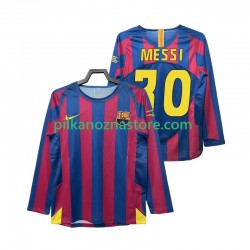 FC Barcelona Lionel Messi 30 Champions League 2005 Retro Koszulka Męska Domowy 2006 Długie Rękawy