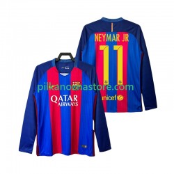 FC Barcelona Neymar JR 11 2016 2017 Retro Koszulka Męska Domowy Długie Rękawy