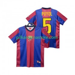 FC Barcelona PUYOL 5 Retro Koszulka Męska Domowy 1998 1999 Krótkie Rękawy