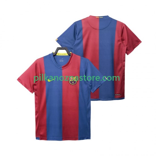 FC Barcelona 2007 Retro Koszulka Męska Domowy 2006 Krótkie Rękawy