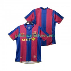 FC Barcelona 2007 Retro Koszulka Męska Domowy 2008 Krótkie Rękawy