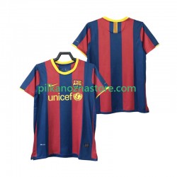 FC Barcelona Retro Koszulka Męska Domowy 2011 2010 Krótkie Rękawy