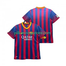 FC Barcelona 2013 2014 Retro Koszulka Męska Domowy Krótkie Rękawy