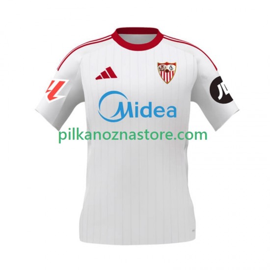 Sevilla FC Koszulka Męska Domowy 2025-2026 Krótkie Rękawy