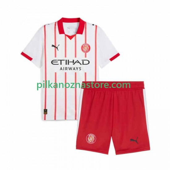 dla Dzieci Girona Koszulka Domowy 2025-2026 Krótkie Rękawy