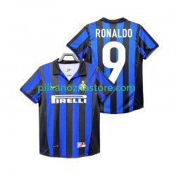 Inter Mediolan Roanldo 9 Retro Koszulka Męska Domowy 1998 1999 Krótkie Rękawy