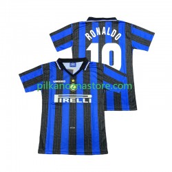 Inter Mediolan Ronaldo 10 1997 Retro Koszulka Męska Domowy 1998 Krótkie Rękawy