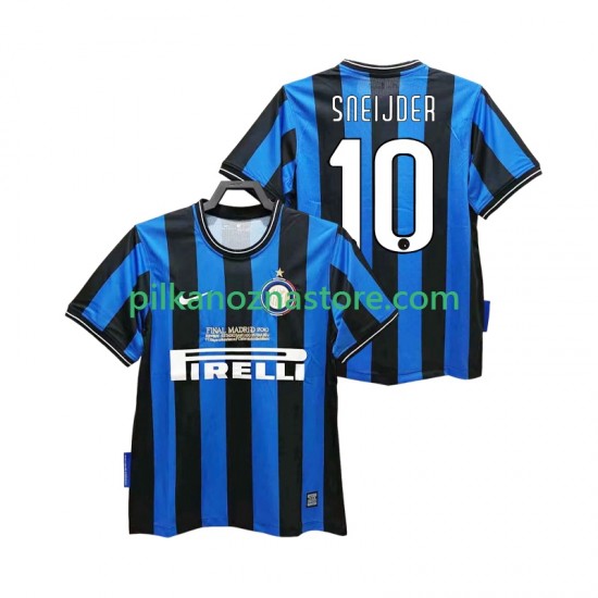 Inter Mediolan SNEIJDER 10 2009 Retro Koszulka Męska Domowy 2010 Krótkie Rękawy