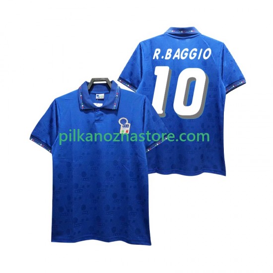 Włochy Roberto Baggio 10 Retro Koszulka Męska Domowy 1994 Krótkie Rękawy