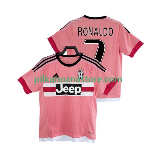 Juventus Cristiano Ronaldo 7 2016 2017 Retro Koszulka Męska Wyjazdowy Krótkie Rękawy
