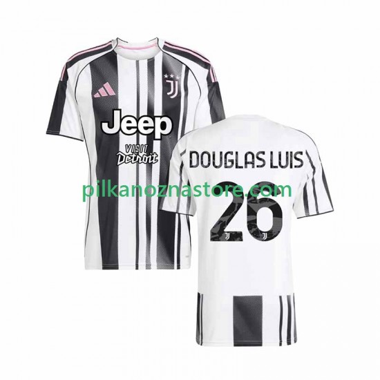 Juventus Douglas Luiz 26 Koszulka Męska Domowy 2025-2026 Krótkie Rękawy