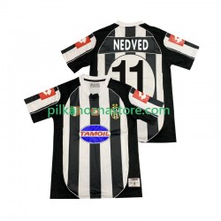 Juventus NEDVED 11 2003 Retro Koszulka Męska Domowy 2002 Krótkie Rękawy