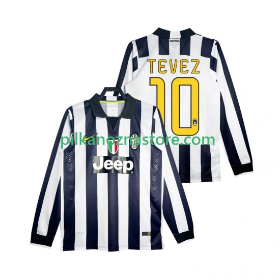 Juventus TEVEZ 10 2014 2015 Retro Koszulka Męska Domowy Długie Rękawy