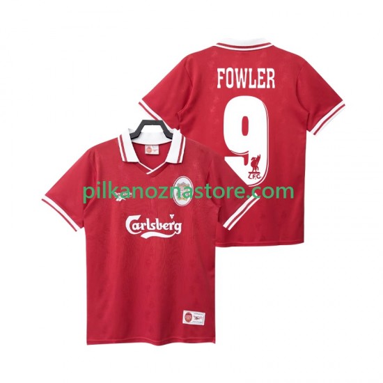 Liverpool FOWLER 9 1996 Retro Koszulka Męska Domowy 1998 Krótkie Rękawy