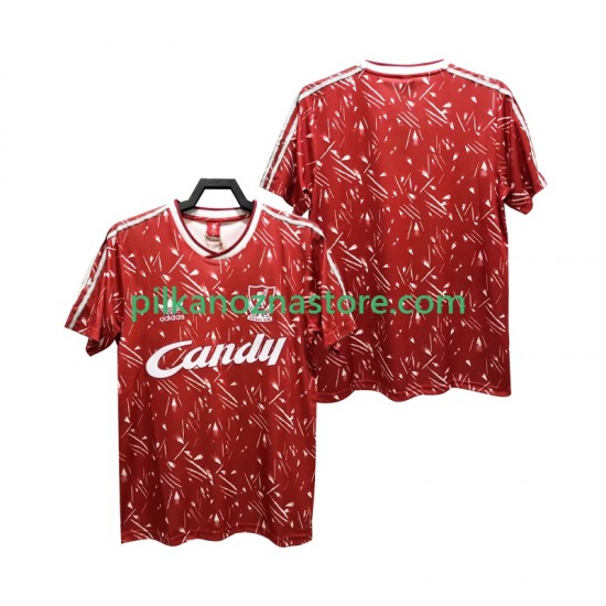 Liverpool 1989 1991 Retro Koszulka Męska Domowy Krótkie Rękawy
