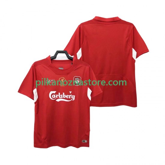 Liverpool 2005 Retro Koszulka Męska Domowy 2004 Krótkie Rękawy