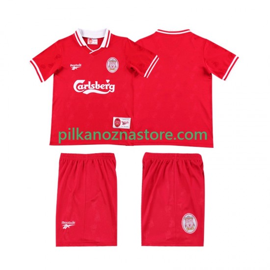 Liverpool dla Dzieci LWP 1996 1997 Retro Koszulka Domowy Krótkie Rękawy