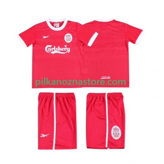 Liverpool dla Dzieci LWP 1997 Retro Koszulka Domowy 1998 Krótkie Rękawy