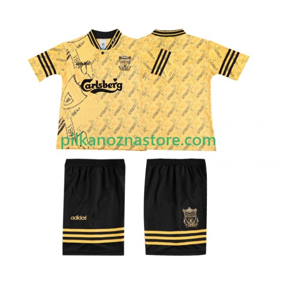 Liverpool dla Dzieci LWP 1996 Retro Koszulka Trzeci 1994 Krótkie Rękawy