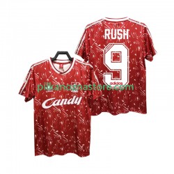 Liverpool Rush 9 1989 1991 Retro Koszulka Męska Domowy Krótkie Rękawy