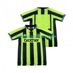 Manchester City Retro Koszulka Męska Wyjazdowy 1998 1999 Krótkie Rękawy
