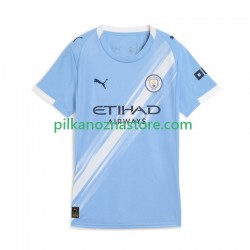 Manchester City Koszulka Damska Domowy 2025-2026 Krótkie Rękawy