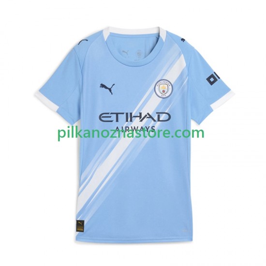Manchester City Koszulka Damska Domowy 2025-2026 Krótkie Rękawy