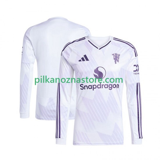 Manchester United Koszulka Męska Wyjazdowy 2025-2026 Długie Rękawy