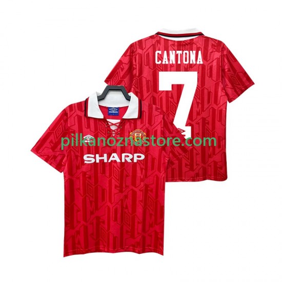 Manchester United CANTONA 7 1992 Retro Koszulka Męska Domowy 1994 Krótkie Rękawy